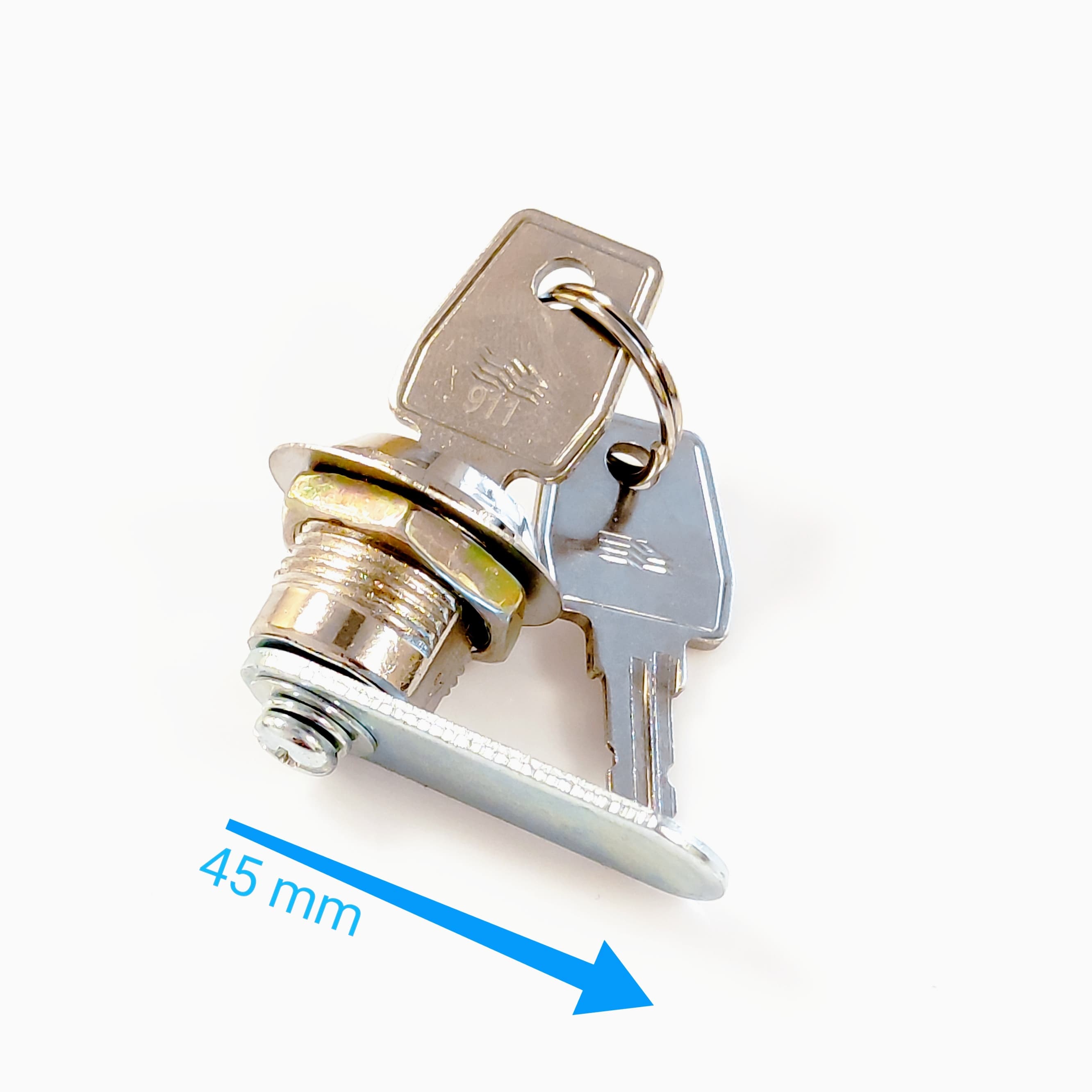 Замок бокової панелі шафи під універсальний ключ