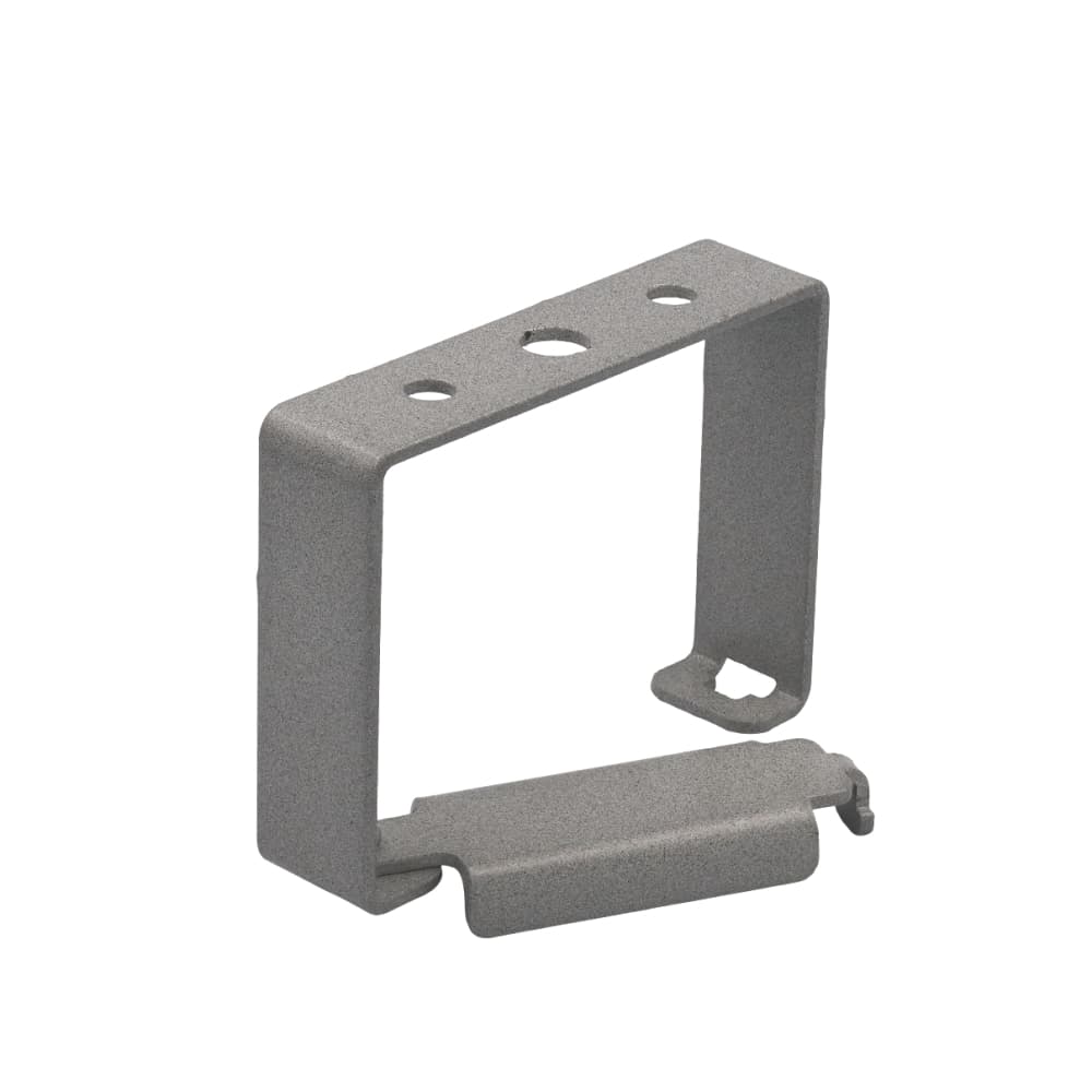 Хомут з поворотною рамкою 80х60 сірий.