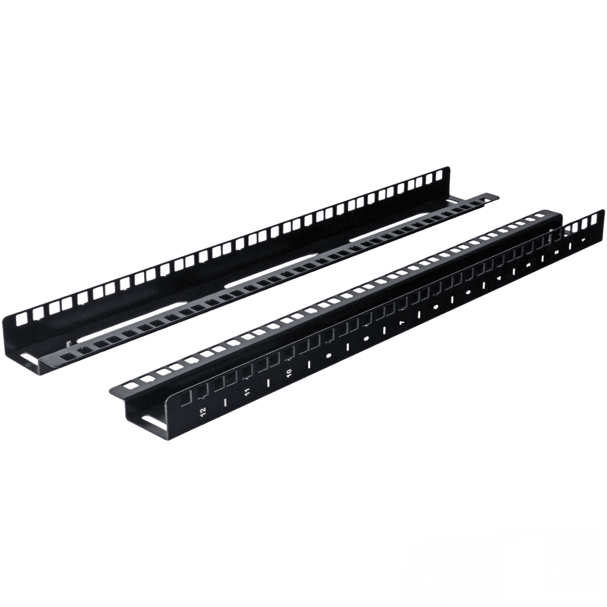 Рек 12U (пара) до шаф MGSWA (з маркуванням, гвинтом заземлення)