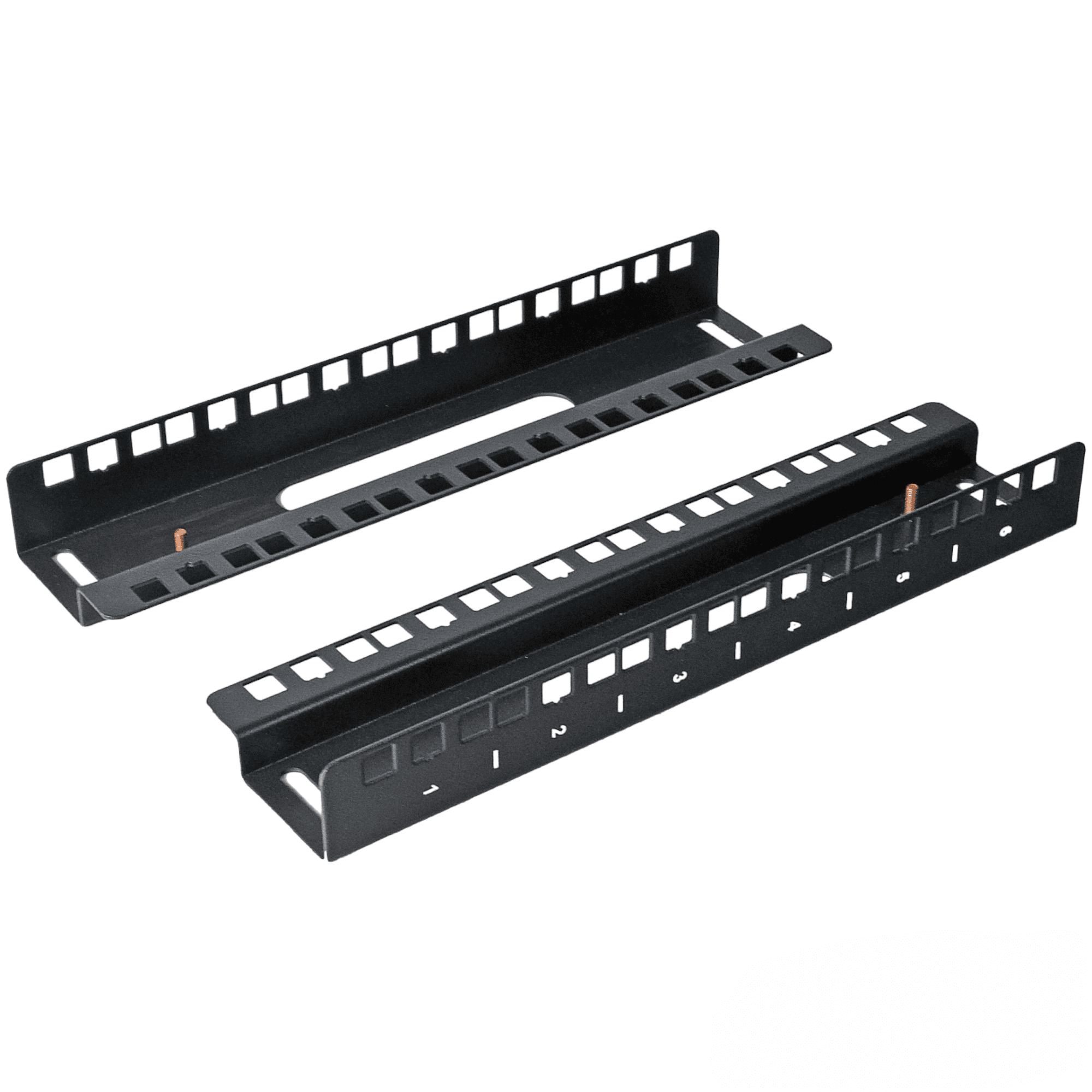 Рек 6U (пара) до шаф MGSWA (з маркуванням, гвинтом заземлення)