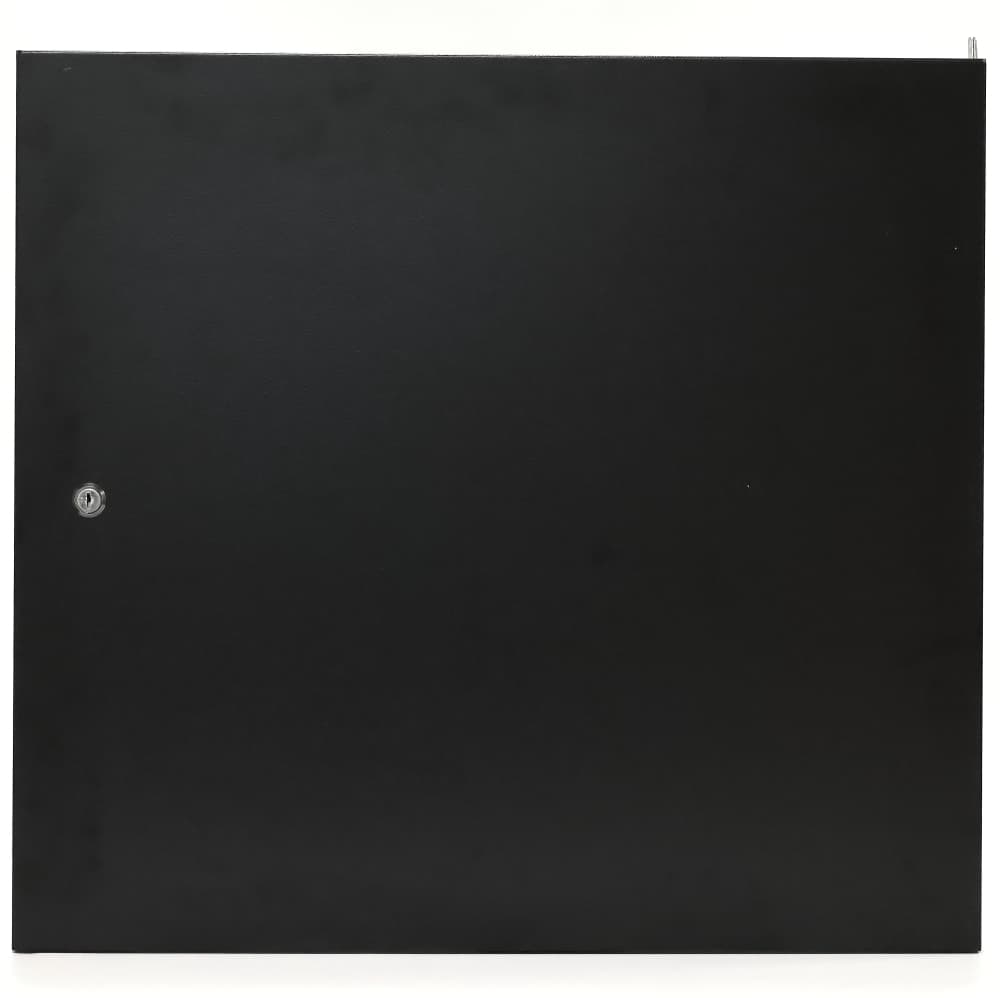 Двері суцільнометалеві 18U до шаф MGSWA, чорна