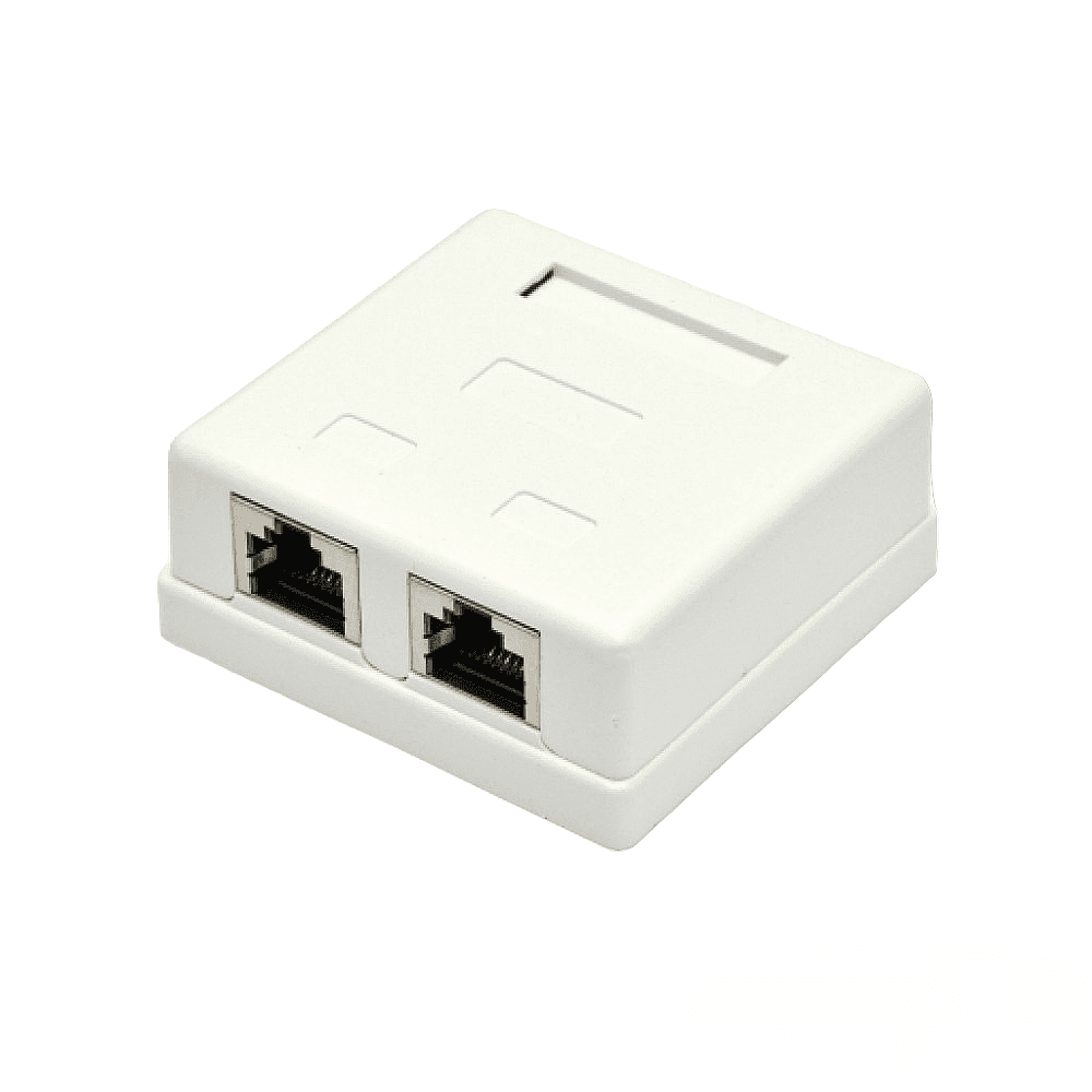 Розетка зовнішня 2хSTP, кат. 6, RJ45, EPNew