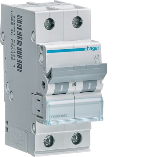 Автоматичний вимикач 2P 6kA C-4A 2M