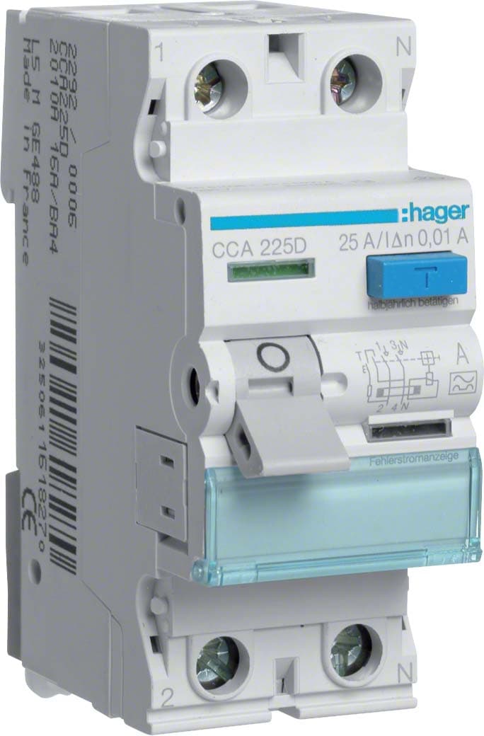 ПЗВ 2P 6kA 25A 10mA A