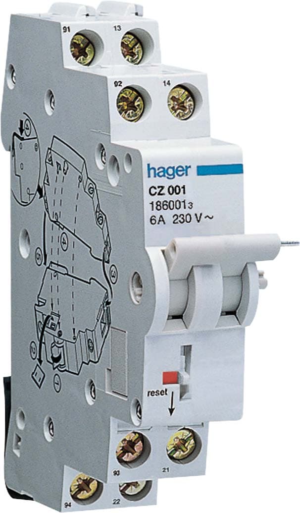 Блок-контакт CA та сигнальний контакт SD 230В/6А