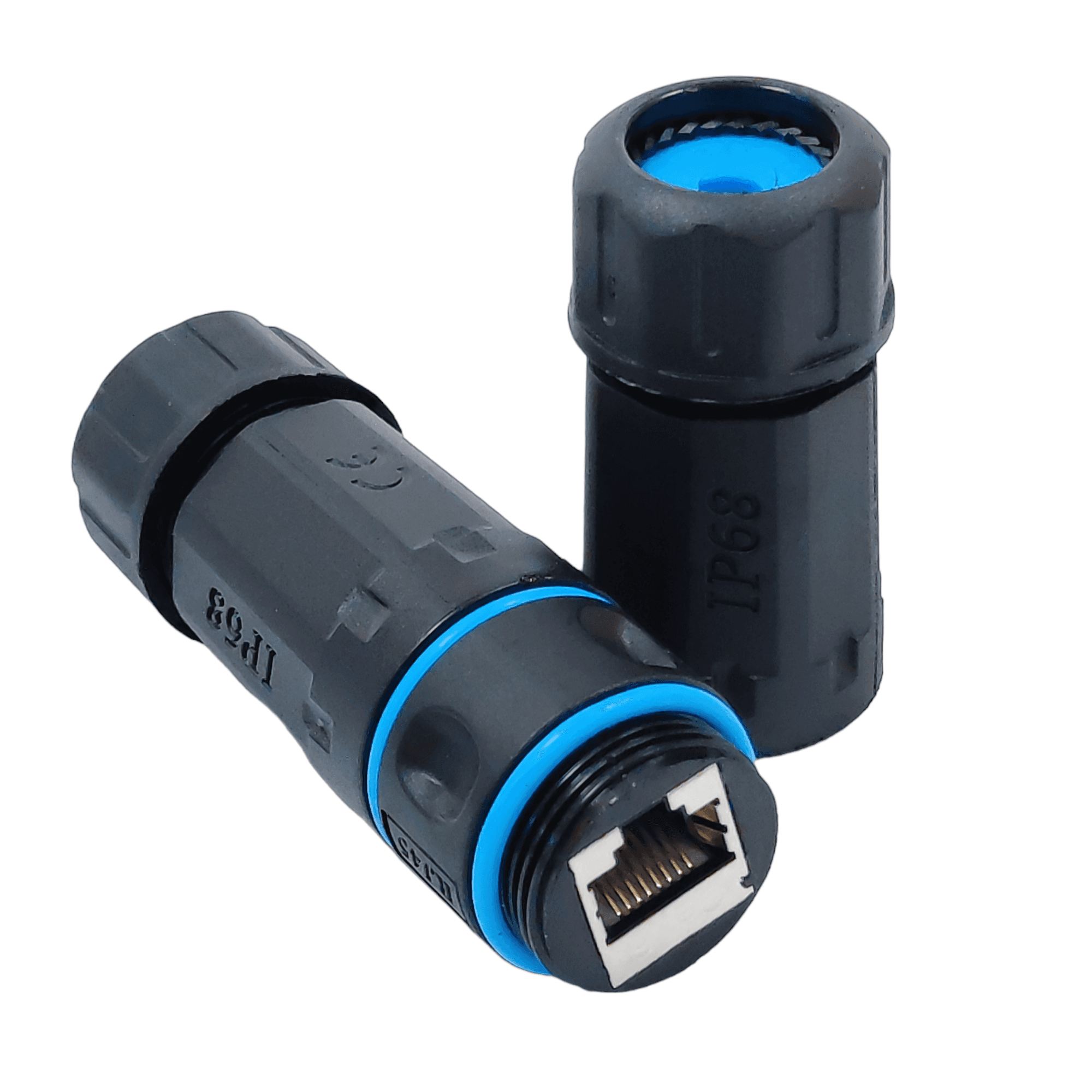 Водонепроникний з'єднувач IP68, RJ45-RJ45, STP, кат. 6, Kingda