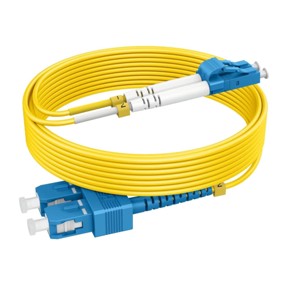 Патчкорд SC/UPC-LC/UPC SM 3м Duplex, Slim, 2.0мм