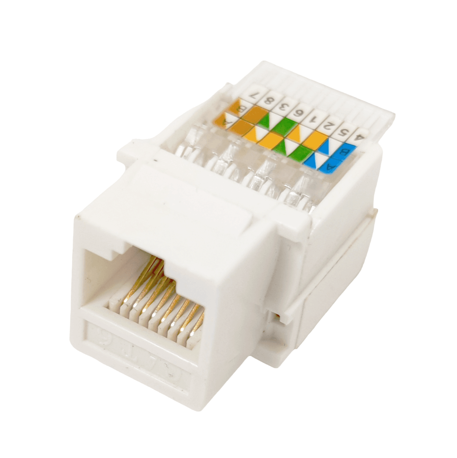 Модуль KeyStone RJ45 UTP, кат. 6, безінструментний, LW
