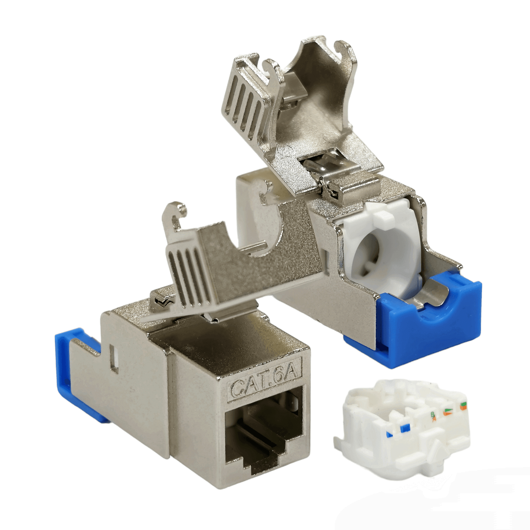 Модуль з'єднувальний KeyStone RJ45 STP, кат. 6a, самозажимний, LW