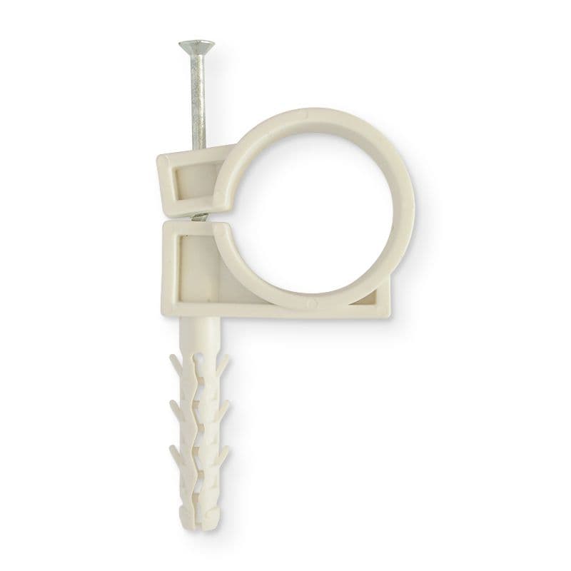 Обойма для кріплення труб D32-34 з дюбелем (пак.25шт)