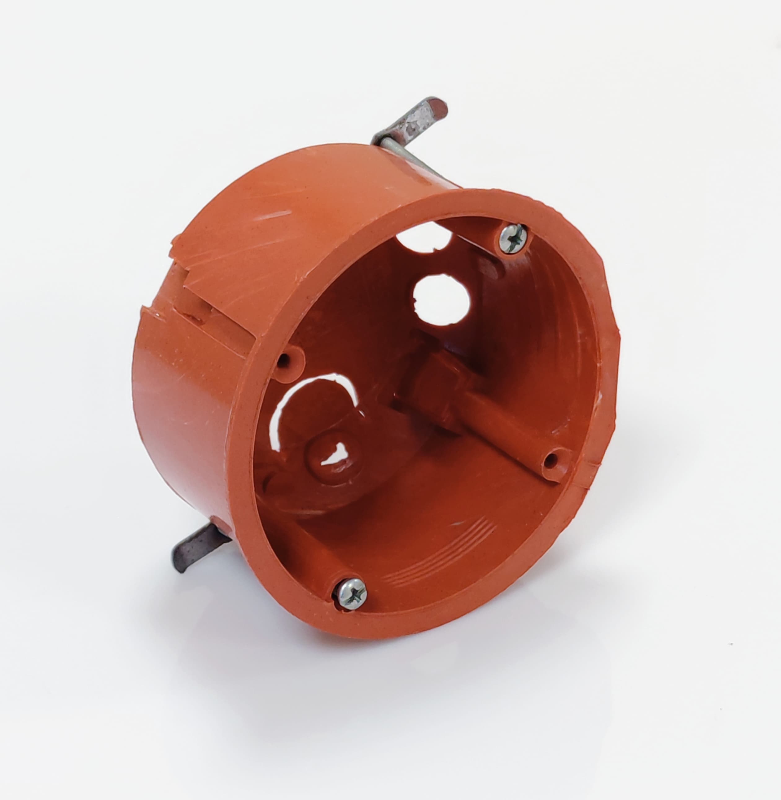 Коробка монтажна, в гіпсокартон, з металевими лапками