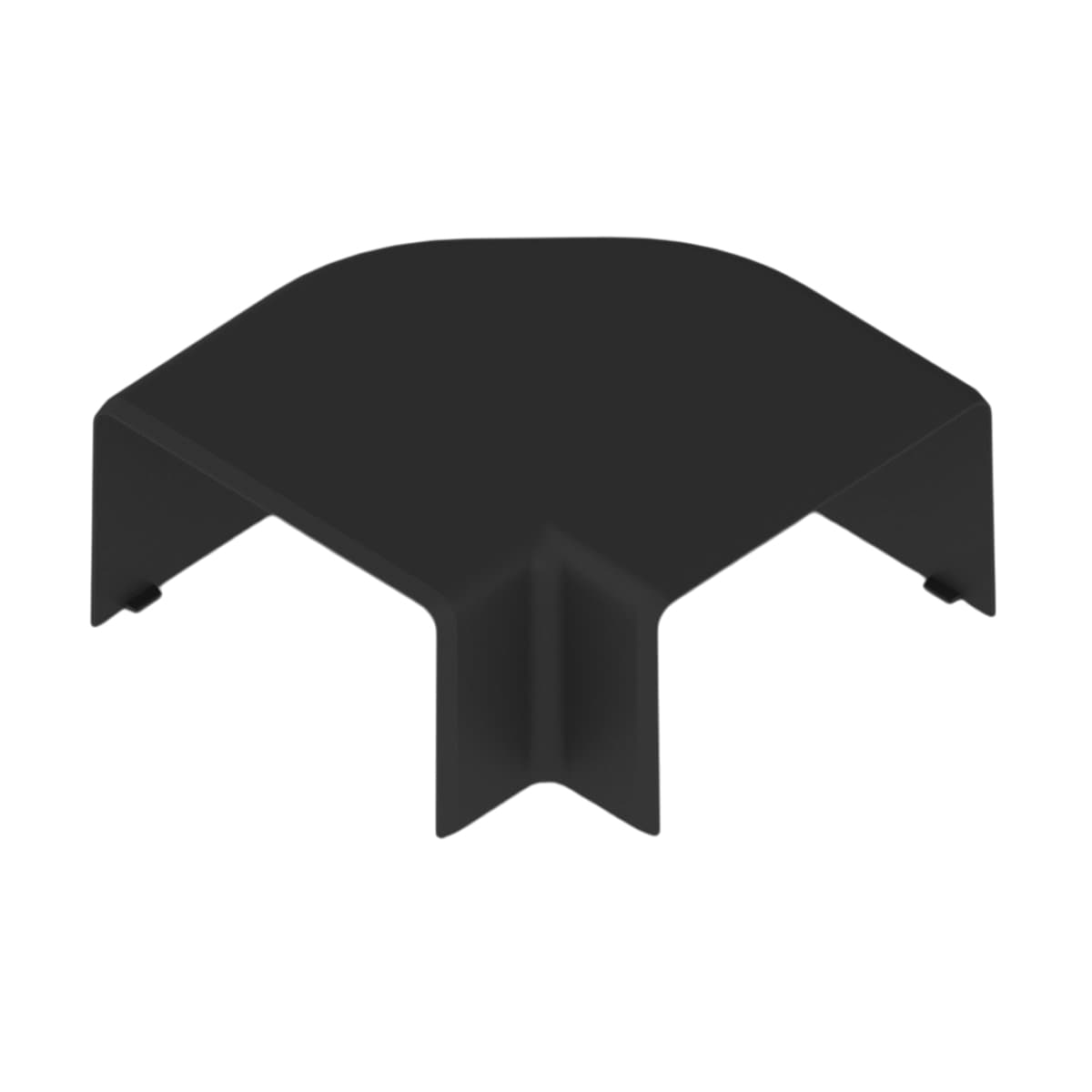 Кут прямий для PK 90х55 D ; чорного кольору; Серія PK; ПВХ