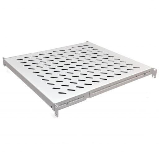 Полиця 19" 4 точки кріпл., 550мм глиб., перфорована