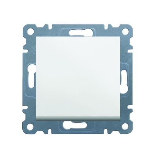 Вимикач 1-полюсний універсальний Lumina-2, білий