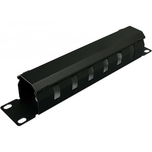 Кабельний організатор 10", 1U, перфорований