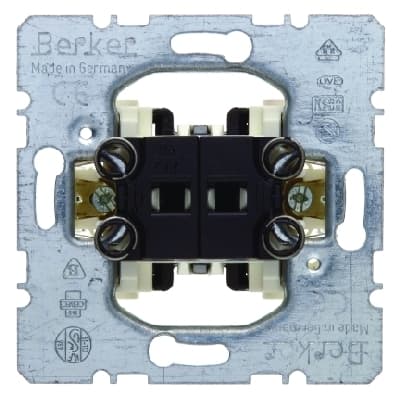 Berker S.1 Механізм двоклавішного вимикача.