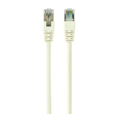 Патч-корд 0.5м FTP cat 6 CCA white Cablexpert (PP6-0.5M/W)