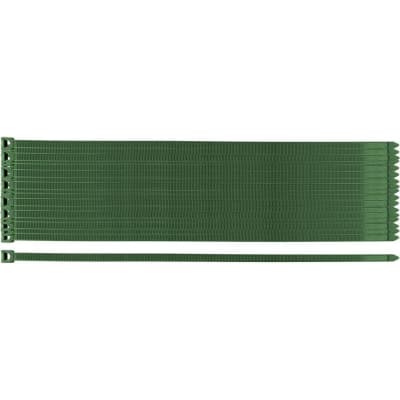 Стяжка Neo Tools 50шт, пластик, 7.6х380мм, зелена (15-971)