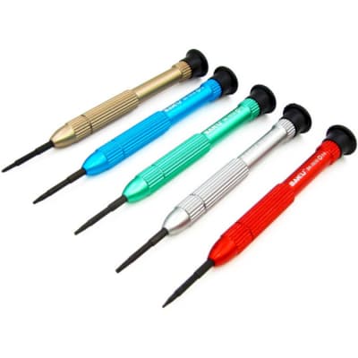 Набір викруток Bakku BK-5530 T4, T5, T6, крест 1,5 мм, пенталоб 0,8 мм ,Box (BK-5530)