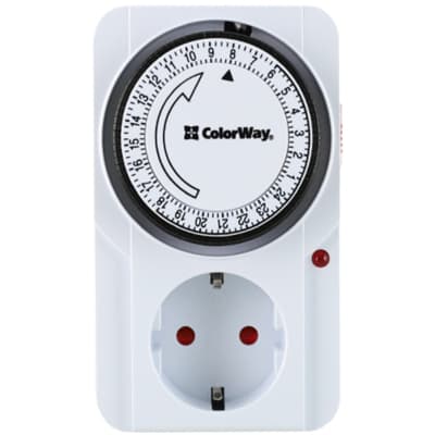 Таймер-розетка ColorWay CW-STM01-24H