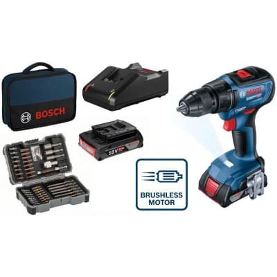 Шуруповерт Bosch GSR 18 V-50, 2*2 Ач, ЗП, кейс (0.601.9H5.004)