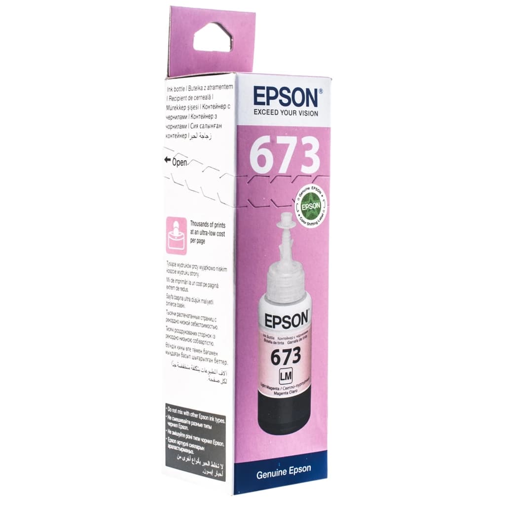 Контейнер з чорнилом Epson 673 light magenta 70мл L800/1800 (C13T67364A)