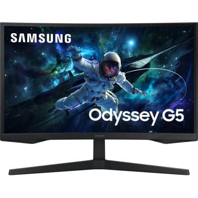 Монiтор Samsung 27" Odyssey G5 S27CG550 Black (LS27CG550EIXUA) VA Black Curved 165Hz