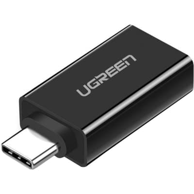 Перехідник OTG USB 3.0 AF to USB-C US173 black Ugreen (20808)