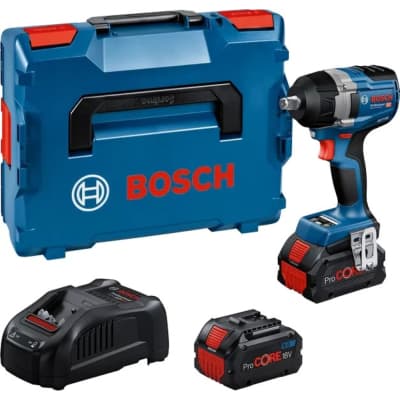 Гайковерт Bosch GDS 18V-750C 18V, 2x8Ah, до 3000об/хв, 270/380/750Нм, квадрат 1/2", кейс, Bluetooth 1.7кг (0.601.9L9.002)