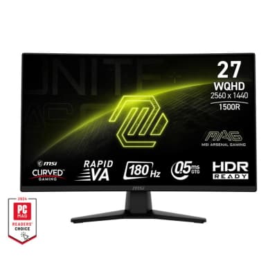 Монітор MSI 27" MAG 274CQF VA Black Curved 180Hz