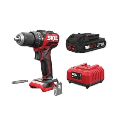 Шуруповерт Skil акумуляторний безщітковий ударний 3075 CA Compact, 2.5Ah (CD1E3075CA+BC1E3110AA)