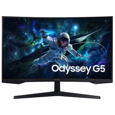 Монiтор Samsung 32" Odyssey G5 S32CG550 Black (LS32CG550EIXUA) VA Black