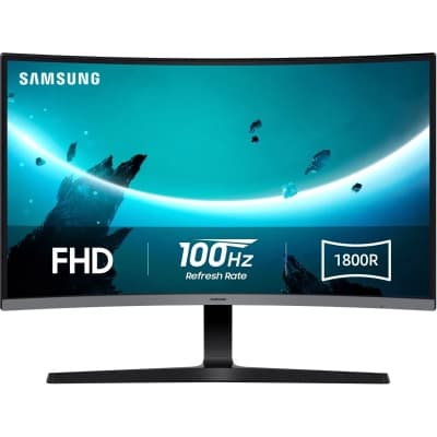 Монiтор Samsung 27" Essential S3 S27D390G (LS27D390GAIXUA) VA Black Curved 100Hz