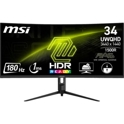 Монітор MSI 34" MAG 342CQR E2 VA Black Curved 180Hz